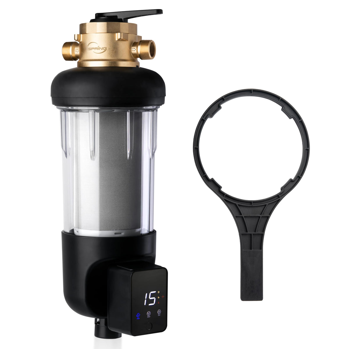 iSpring WSP50ARJ-BP auto flushing module automates maintenance, saving time