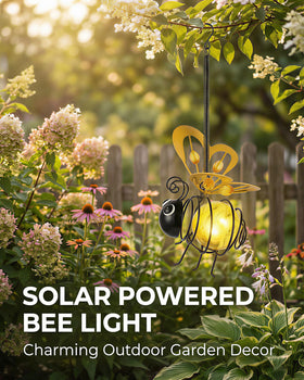 iStatue waterproof solar garden decor ready for all weather