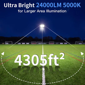 ISUERFY flood light wall-mount with adjustable bracket for flexible positioning
