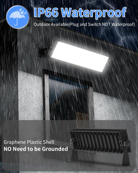 ISUERFY LED shop light suitable for indoor and outdoor task lighting