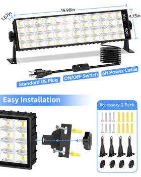 ISUERFY LED shop light IP66 housing for outdoor or damp environments