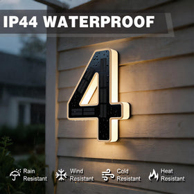 ISUNMEA easy-install kit with screws and manual for outdoor mounting