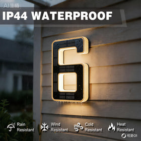 ISUNMEA IP44 waterproof construction withstands rain and snow year-round