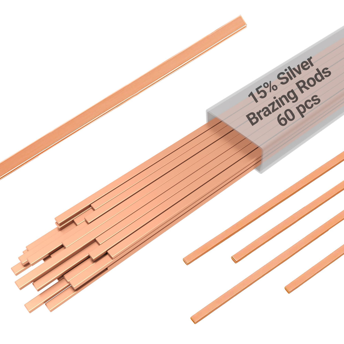 Iswanta 15-percent silver brazing rods pack for HVAC joints