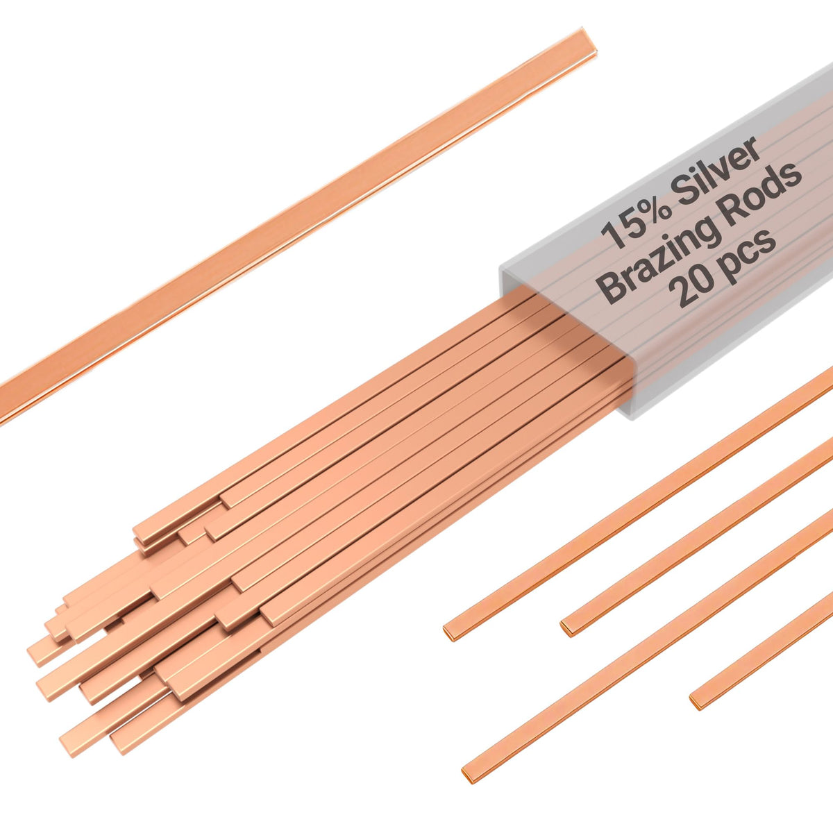Iswanta 15% silver brazing rods BCUp-5 with deep capillary action for HVAC joints.