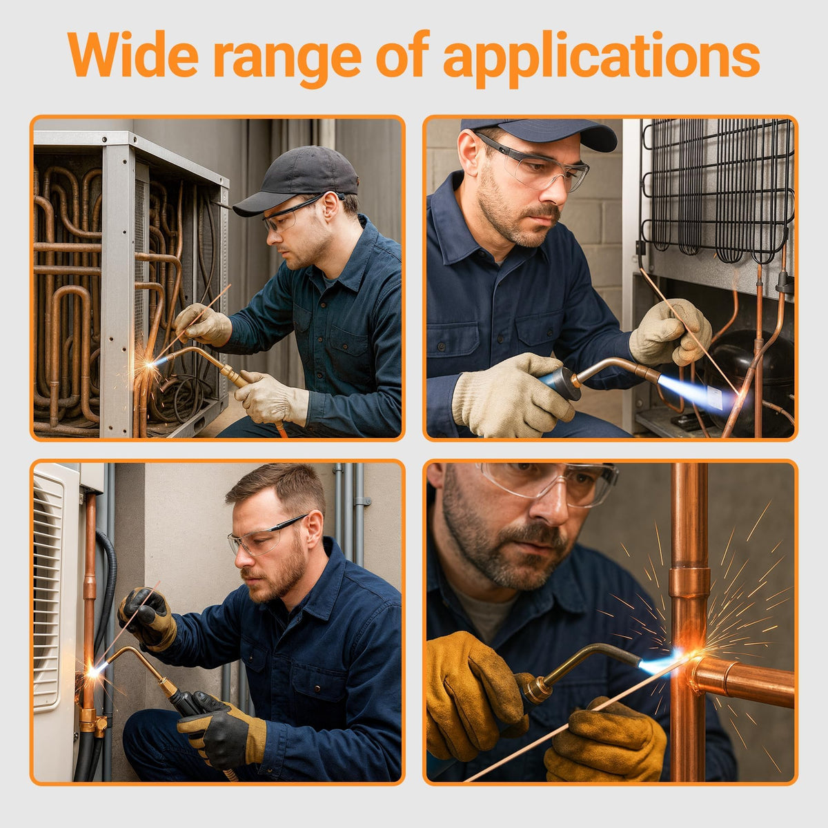 Iswanta professional brazing kit for HVAC and refrigeration tasks