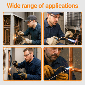 Iswanta professional brazing kit for HVAC and refrigeration tasks