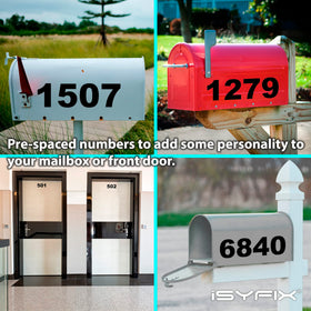 pre-spaced decal for precise placement on doors, windows, or vehicles