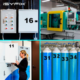 outdoor-ready vinyl numbers resist weather and UV for long-lasting use