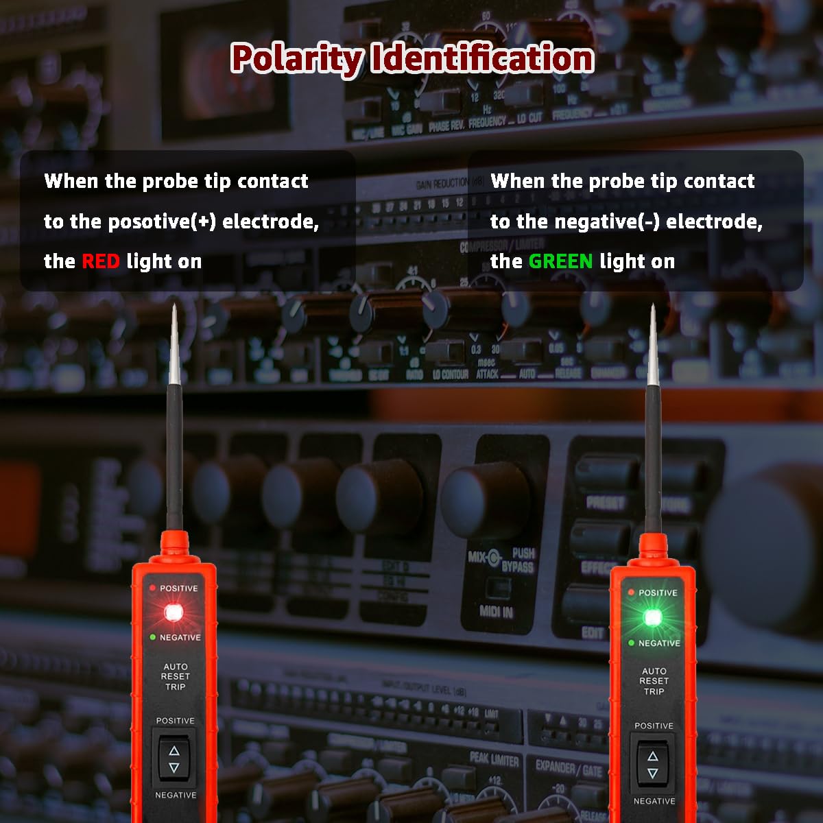 ITEQ Power Circuit Probe Tester in use on car wiring diagnostics