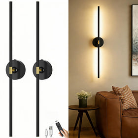 iThird 10000mAh battery wall sconce set of two — long-lasting cordless lighting.
