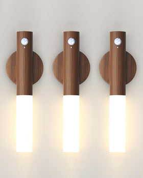 iThird battery-operated motion sensor night light with USB charging for cordless use