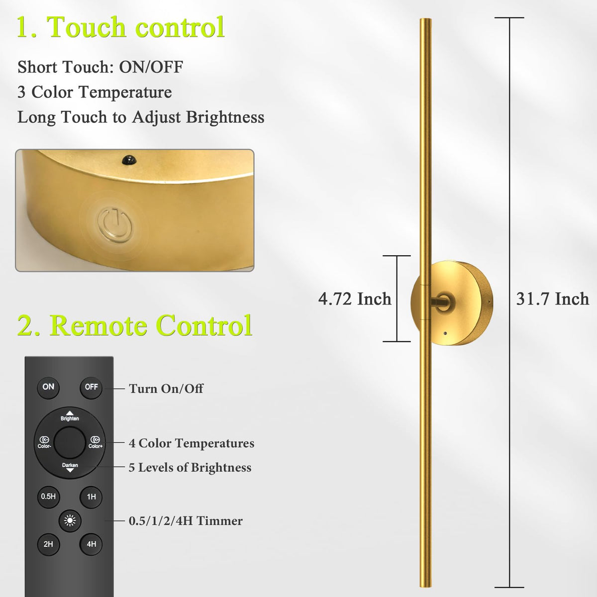 iThird hallway or living room sconce adds refined ambient warmth.