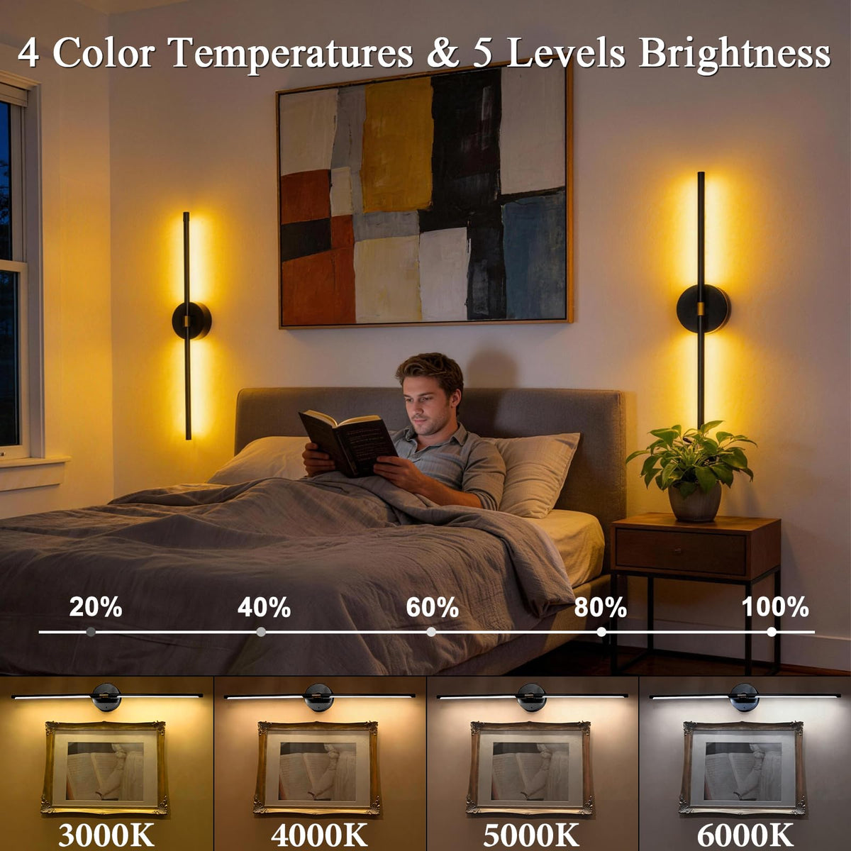 iThird smart timer and memory function remembers your preferred glow.