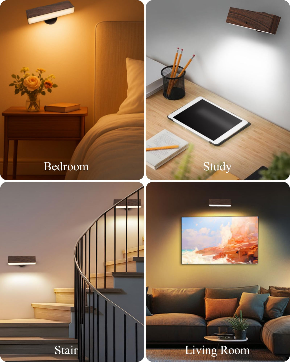 iThird wall sconce remote control shown for convenient bedroom lighting.