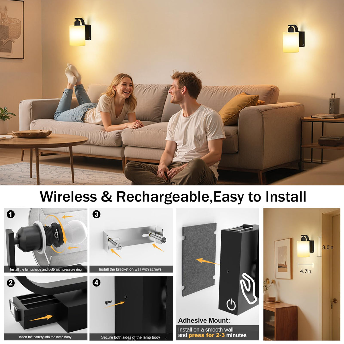 iThird wall sconce versatile placement for hallway, bedroom, or dressing area
