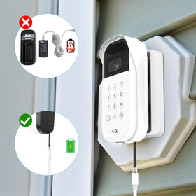 iTODOS flat cable facilitates installation through doors and windows with discreet routing.