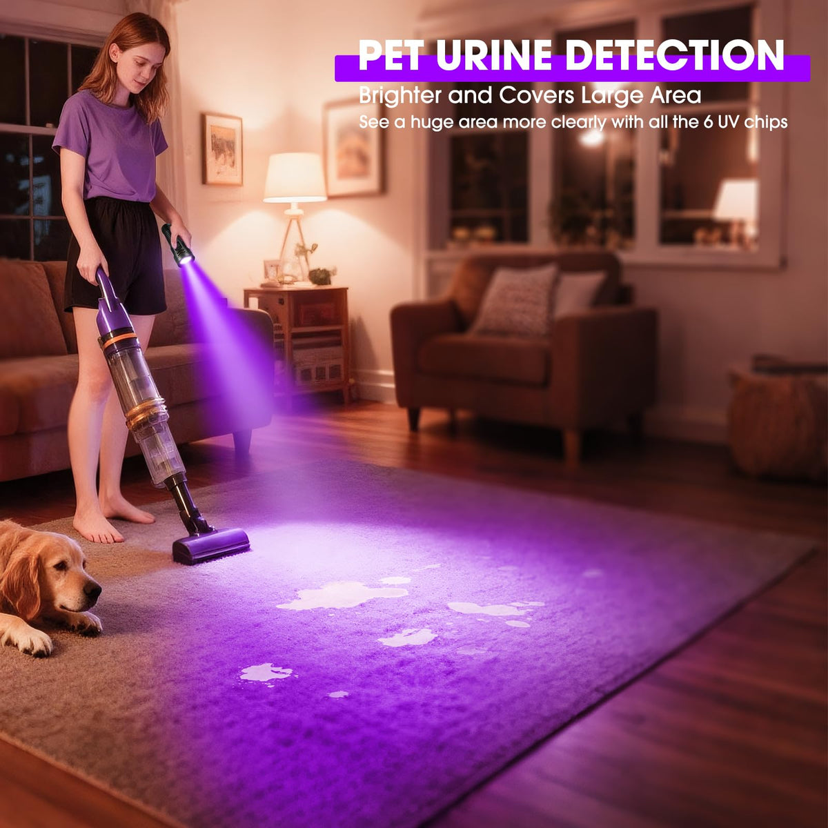 iToncs seven-mode flashlight enables flexible use for security and outdoor activities.