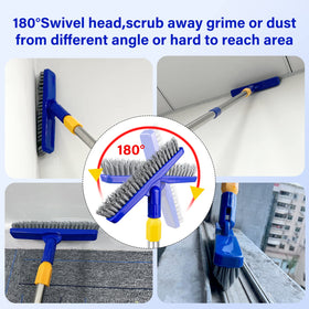 Easy screw-on assembly of ITTAR grout brush for quick setup.
