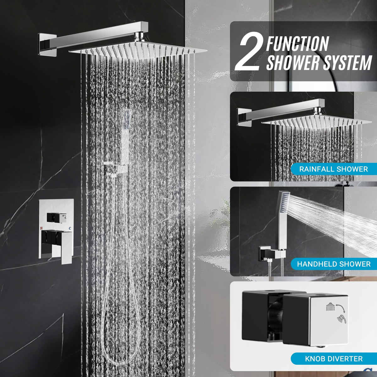 IUERASD handheld shower head offers flexible, targeted rinsing