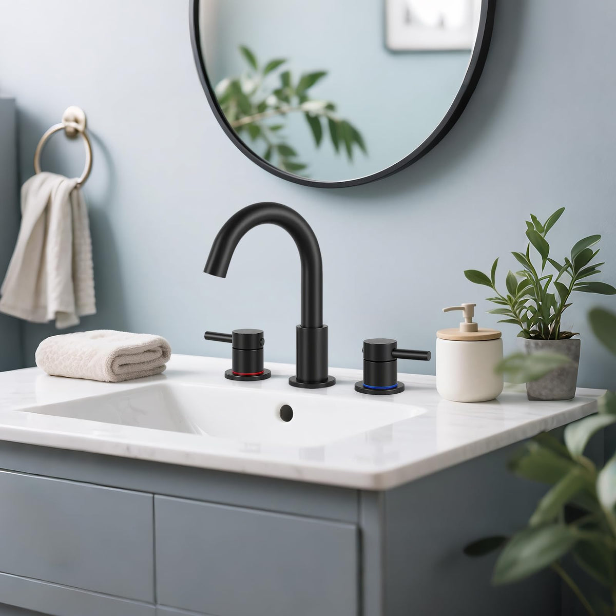 IUERASD pop-up drain included for a clean sink look.