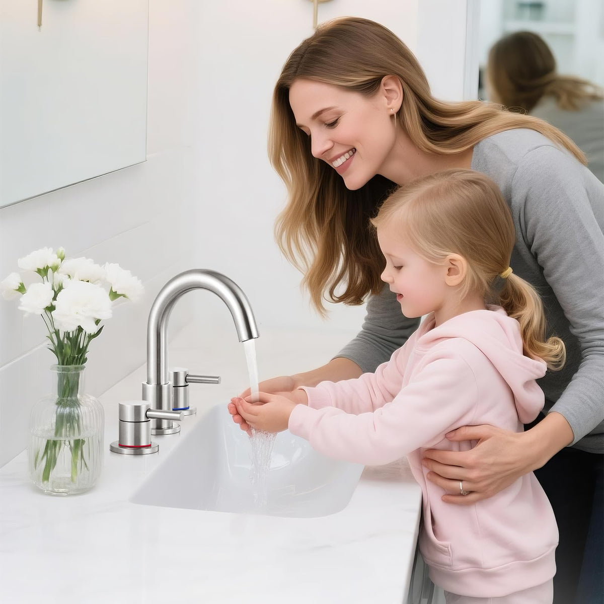 IUERASD pop-up drain included for a tidy sink upgrade