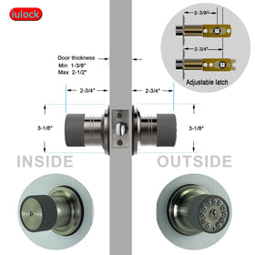 iulock IP65 weather resistance withstands rain and sun for outdoor use.