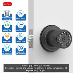 iulock IP65 weatherproof lock endures rain, sun, and cold