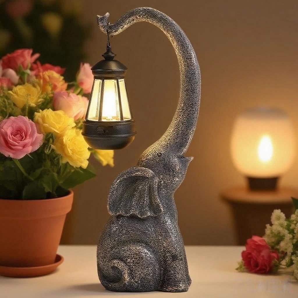 IVCOOLE solar elephant makes a great gift for moms and special occasions.