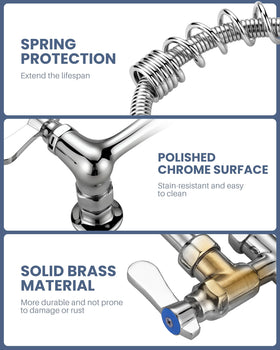 IVIGA dual-handle controls give quick hot and cold adjustments.