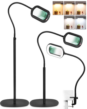 IVMAIE 10x rectangle lens delivers crisp detail for small print and fine crafts.