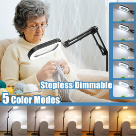 IVMAIE 3-in-1 floor lamp with clamp for versatile setup