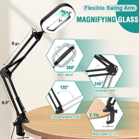 IVMAIE 360-degree light head angles illumination from any side