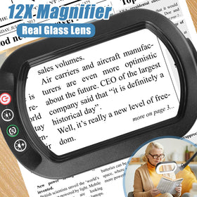 IVMAIE magnifying lamp with five color modes and dimmable light