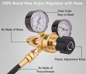 IVONNEY CGA580 large adjustment handle allows easy manual pressure tuning