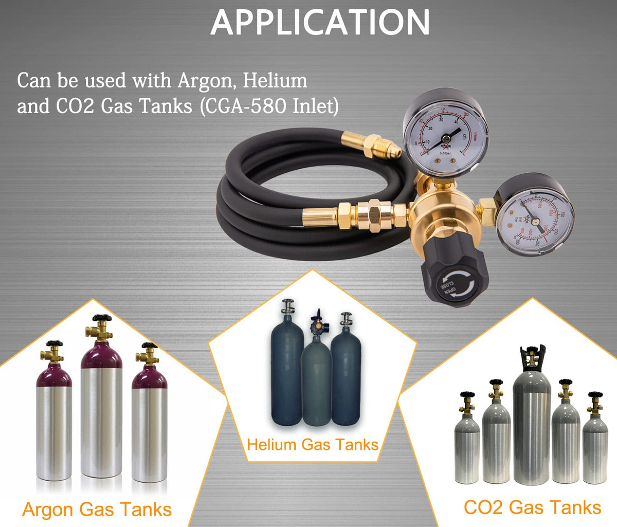 IVONNEY CGA580 brass body designed for durable performance in workshops