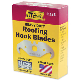 IVY Classic roofing hook blade in hand for quick, accurate cuts on shingles