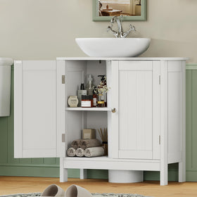 Iwell waterproof engineered wood resists moisture for longer bathroom life.