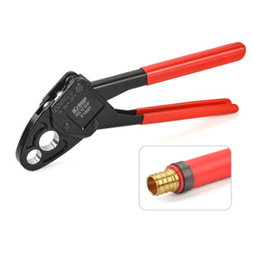 IWISS Combo Angle Head PEX Crimp Tool handles half-inch connections for secure fittings.