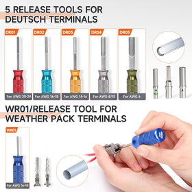IWISS iCrimp Deutsch crimp tool IWD-12 for compact DT series terminals.