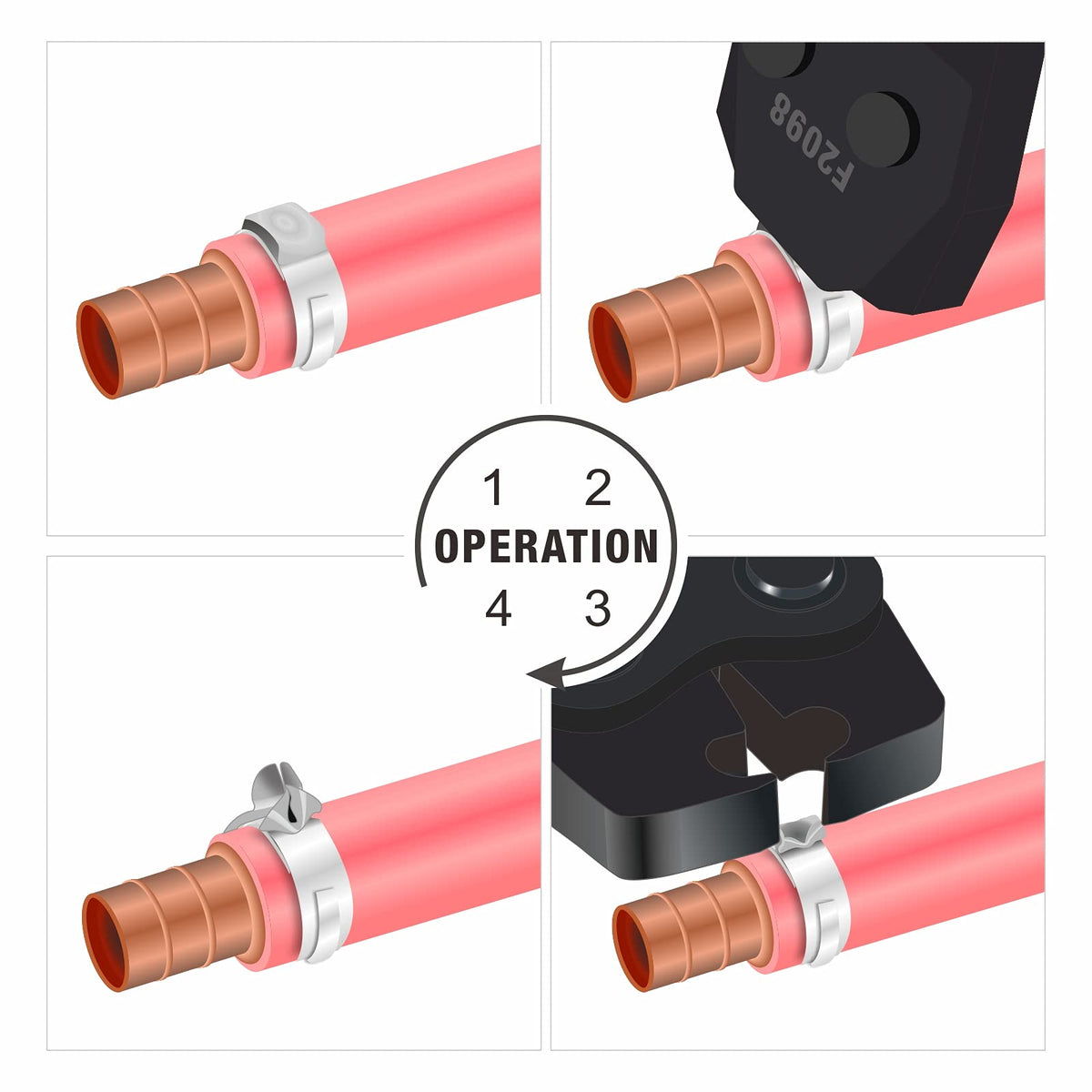 IWISS ICP-PC01 mechanical advantage reduces effort.