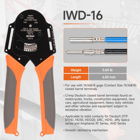 IWISS iCrimp with adjustable crimp force for versatile terminals