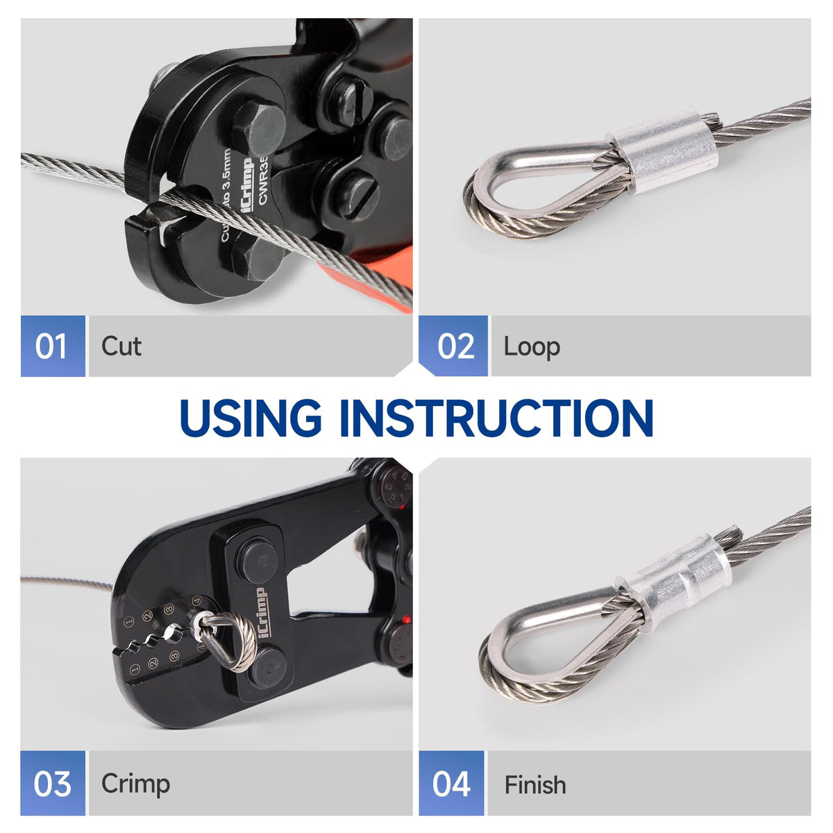 IWISS iCrimp adjustable crimp force enables precise sizing