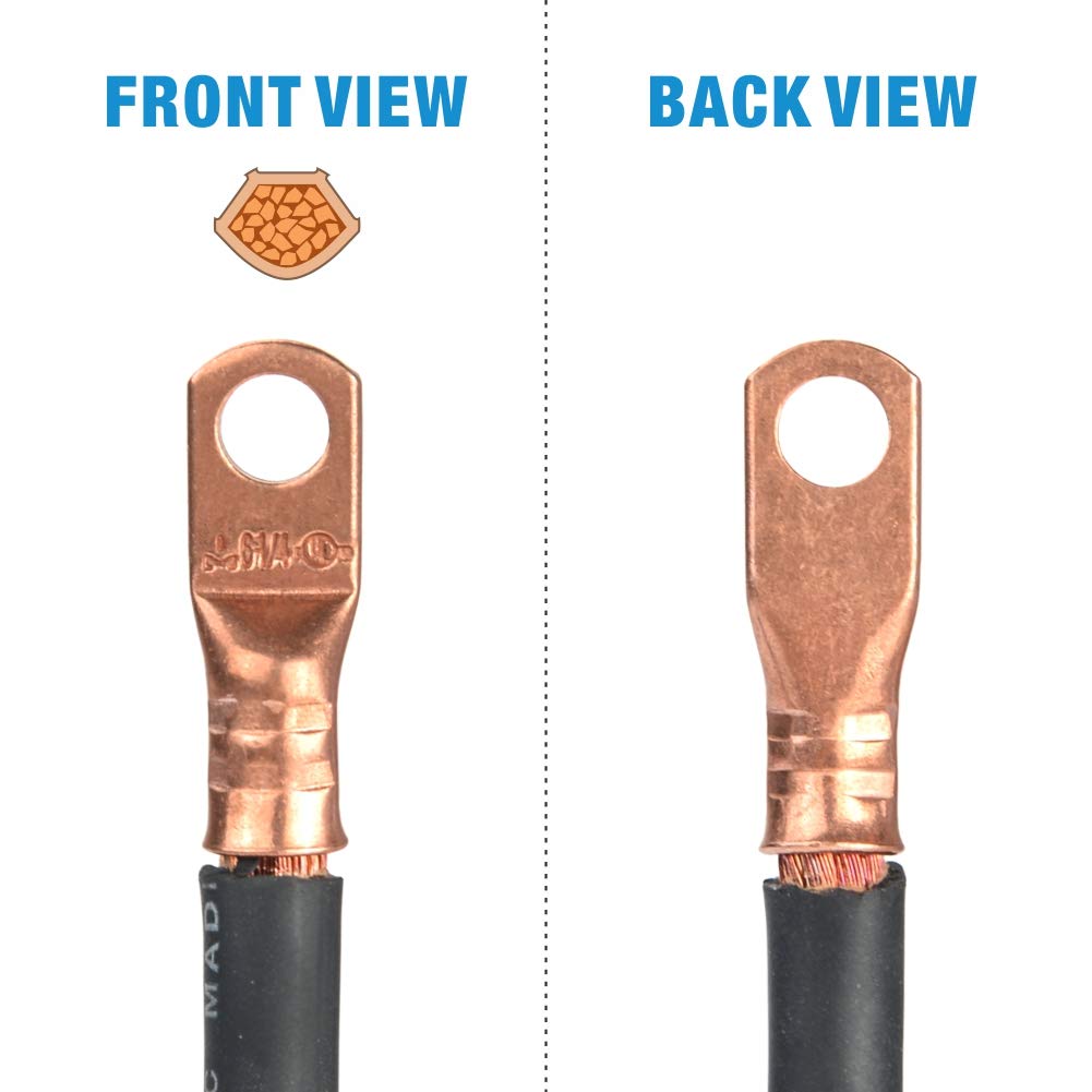 IWISS AP-50BI crimp 8 AWG copper lugs for reliable connections