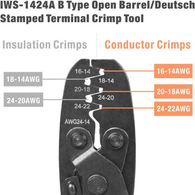 IWISS iCrimp B-profile insulation crimps ensure solid, uniform grips