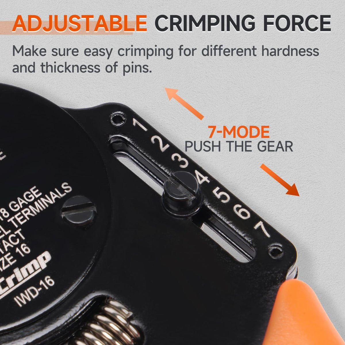 IWISS iCrimp compatible die set for Deutsch/Amphenol terminals