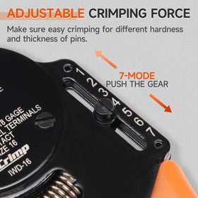 IWISS iCrimp compatible die set for Deutsch/Amphenol terminals
