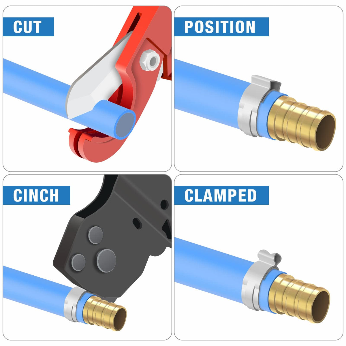 IWISS iCrimp F2098 full size tool enables efficient cinching.