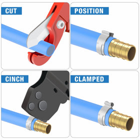 IWISS iCrimp F2098 full size tool enables efficient cinching.