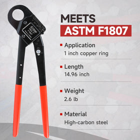 IWISS iCrimp foldable handle reduces operator fatigue during crimping.